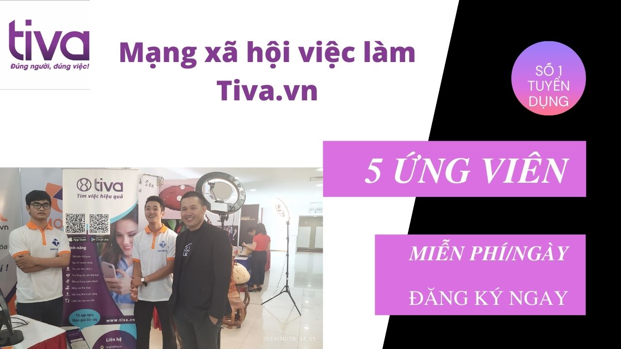 Tiva miễn phí 05 ứng viên/ngày